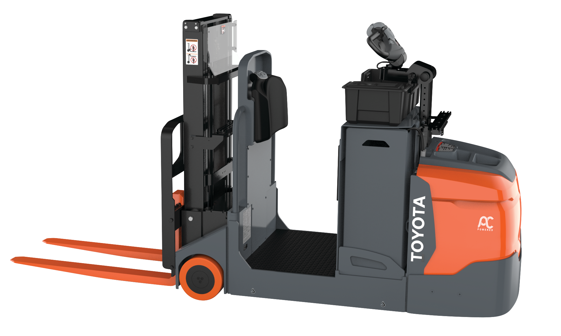 Center Rider Stacker