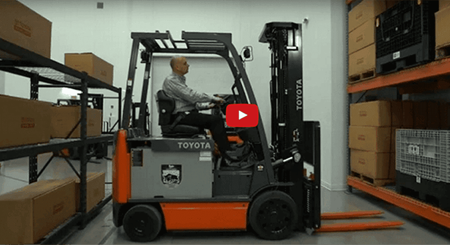 Warehouse Forklifts & Aisle Widths Video Thumbnail