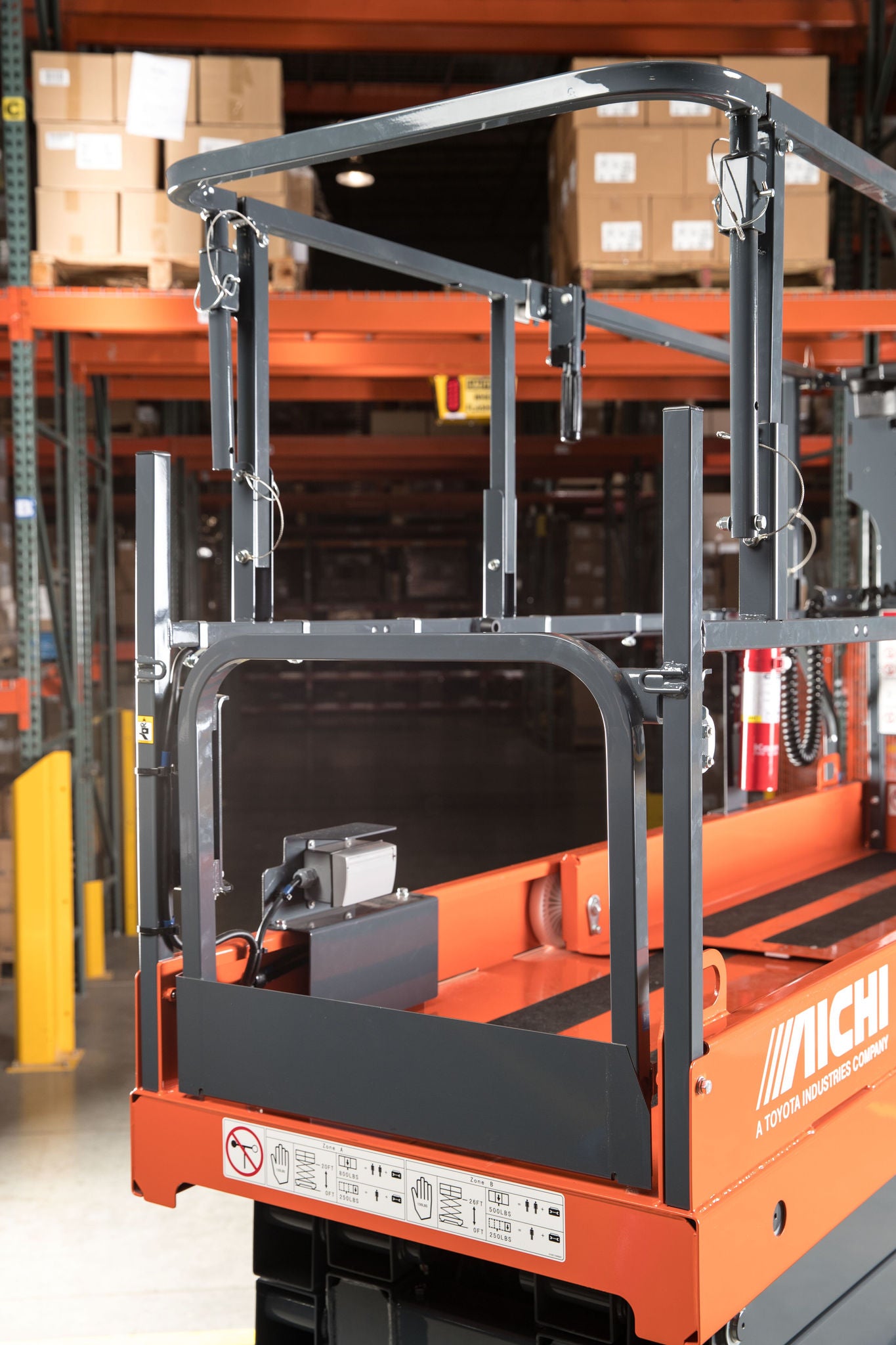 Public JPG AICHI Scissor Lift Close Up Entry Gate