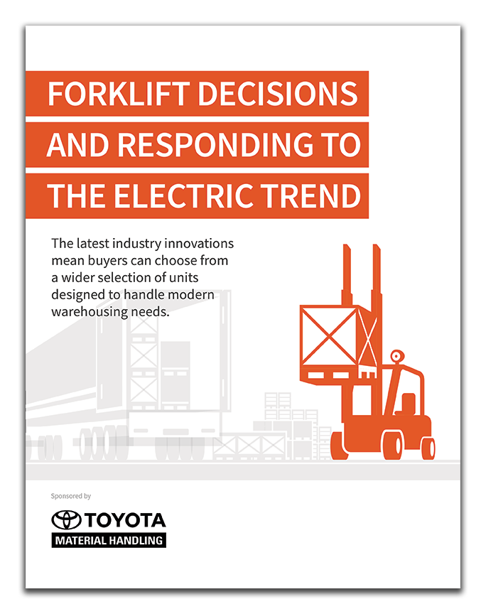 Forklift Decisions and Responding to the Electric Trend Whitepaper Cover