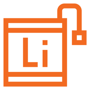 lithium-ion battery icon