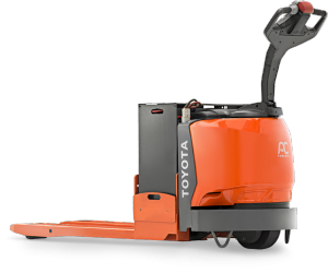 Larger electric walkie pallet jack