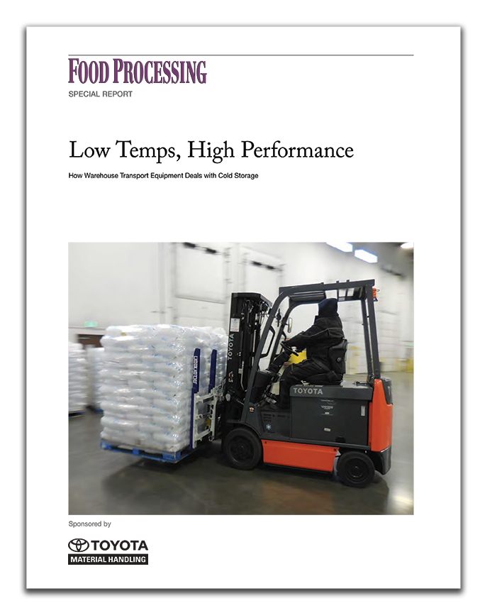 Warehouse Material Handling Equipment in Food Cold Storage Whitepaper Cover