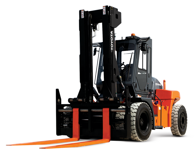 80V Electric Pneumatic Forklift Outdoor Electric Forklift Toyota