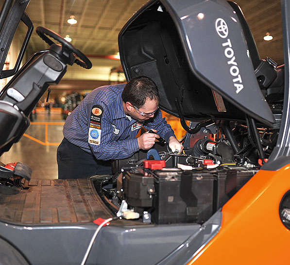 How To Open Hood On Toyota Forklift