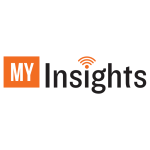 MyInsights logo in black and orange