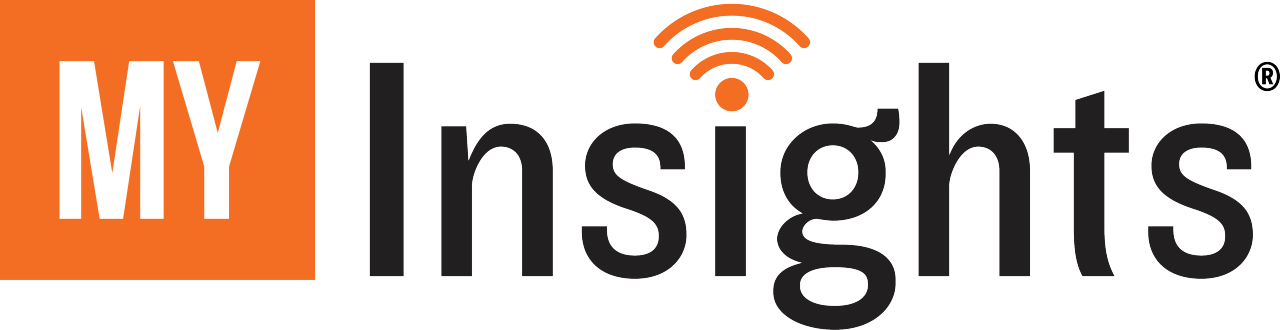 MyInsights logo in black and orange